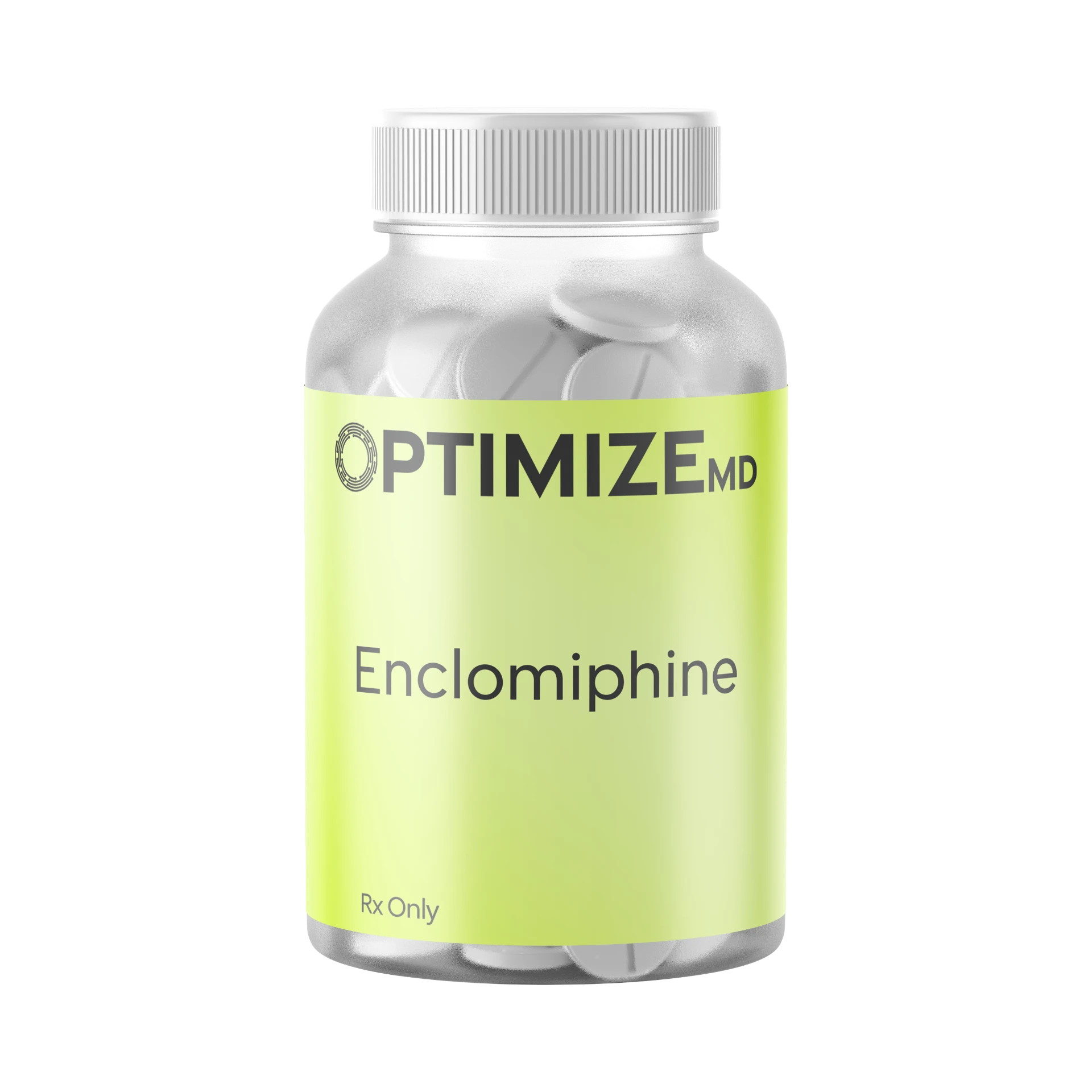 Enclomiphene pill bottle